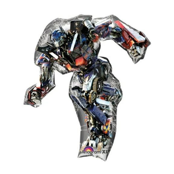 34 Transformers OPTIMUS PRIME Shape Balloon  Large Foil Mylar Balloon  Party Supplies Decorations Foil Mylar Balloon