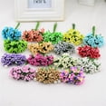 thumbnail image 2 of 12/36/72/144 Uds Mini estambre flor flores artificiales artesanía flores falsas para ramo de boda fiesta decoración de colección de recortes DIY Dengxun unisex, 2 of 2