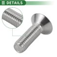 thumbnail image 4 of Unique Bargains Universal Car Modification M6 Gasket Bolt License Plate Frame Screw M6x1.0 Aluminium Alloy Red 1 Set, 4 of 6