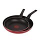 thumbnail image 3 of Juego de Sartenes T-Fal Titanium 24 y 30 cm Rojo Antiadherente B5629082, 3 of 6