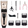 thumbnail image 3 of MasteelfCA USB Rechargeable Electric Dog Pet Hair Trimmer Grooming Remover Tools Kit (Gold), 3 of 7