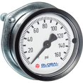thumbnail image 2 of Global Industrial B2781388 2 in. 30 in. VAC 0.125 in. NPT CBM with U-Clamp Plastic Pressure Gauge, 2 of 3