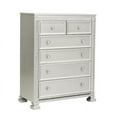 thumbnail image 3 of Home Elegance 1958-9 52.5 x 19.5 x 40.5 in. Bevelle Chest - Silver, 3 of 8