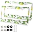 thumbnail image 2 of Coolnut Lemon License Plate Frames 2pcs, Aluminum Universal Car License Plate Holder with Elliptical Hole for US Vehicles, 12"x 6", 2 of 7
