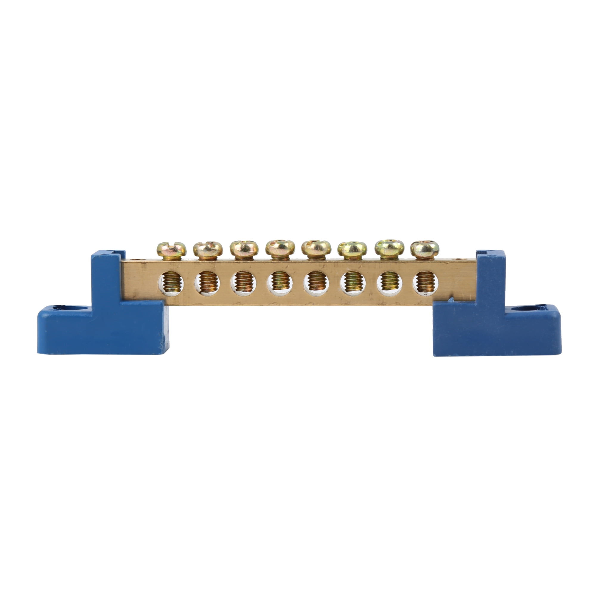 Unique Bargains 8 Positions Screw Metal Terminal Grounding Strip Bus Bar Block DC250V 110A