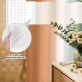 thumbnail image 3 of No Hook Shower Curtain, Orange Sage Green Ombre Shower Curtains for Bathroom with See Through Top Window, Abstract Aesthetics Modern Art Waterproof & Washable Bath Curtain 60"x72", 3 of 9