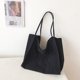thumbnail image 3 of Bolso de hombro de pana retro YONGSHENG color sólido gran capacidad, 3 of 5