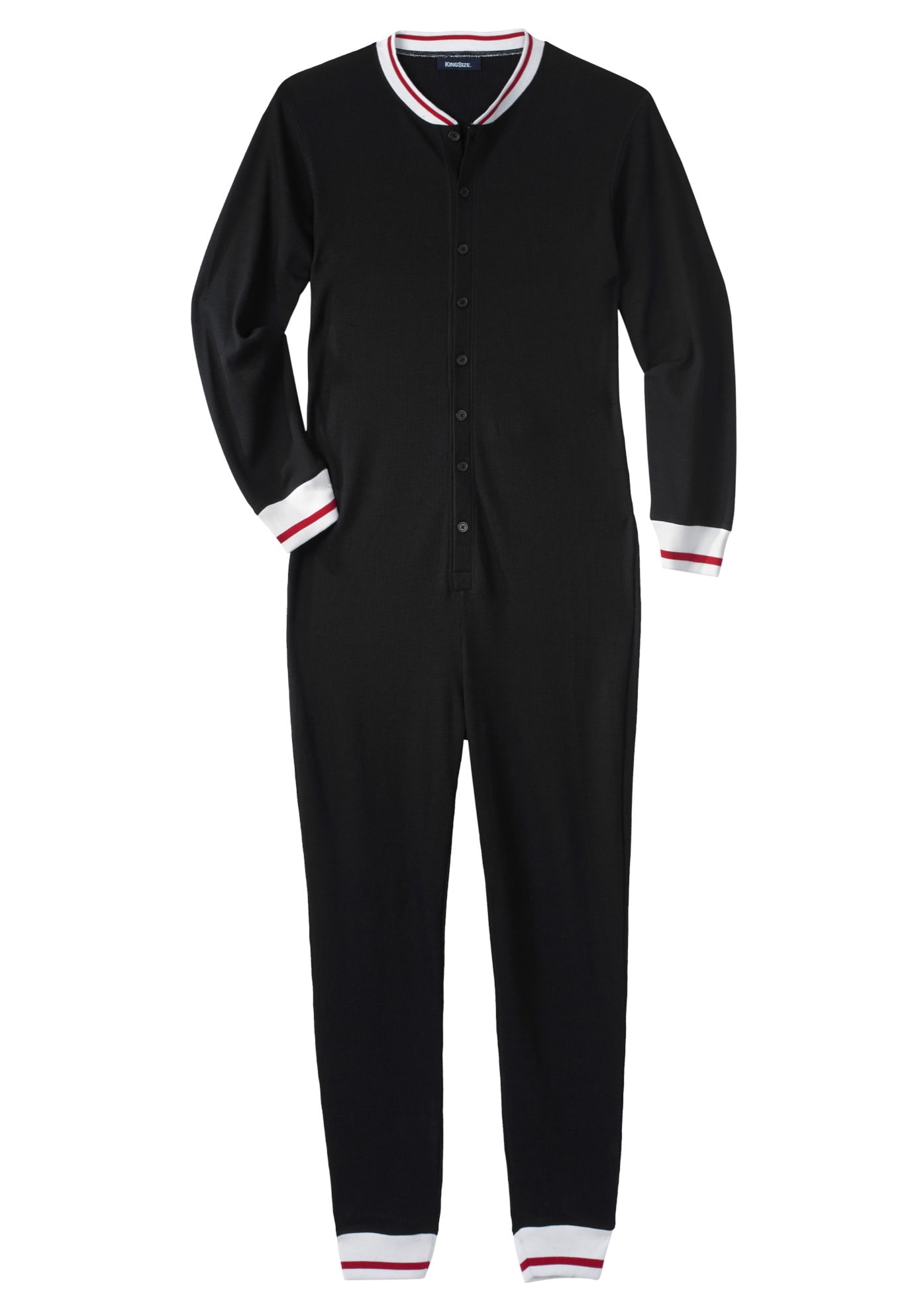 Kingsize Men's Big & Tall Waffle Thermal Union Suit Pajamas
