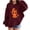 Wine, variant on TIREOW Girls and Boys Halloween Hoodie Long Sleeve Hooded Sweatshirt Halloween Themed Printed Loose Casual Pullovers Tops