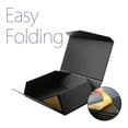 thumbnail image 6 of PKGSMART 5 Large Black Gift Boxes, Magnetic Gift Boxes with Lids for Wedding, 13.5x9x4.1 inches, 6 of 6