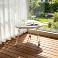 thumbnail image 1 of Rewenti Small Table Foldable Sofa Side Table Mobile Small Round Table Small Household Dining Table Outdoor Household, 1 of 6