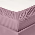 thumbnail image 4 of Regency Club Oxford 600 Thread Count 100% Cotton Solid Sheet Set (Twin, Purple), 4 of 4