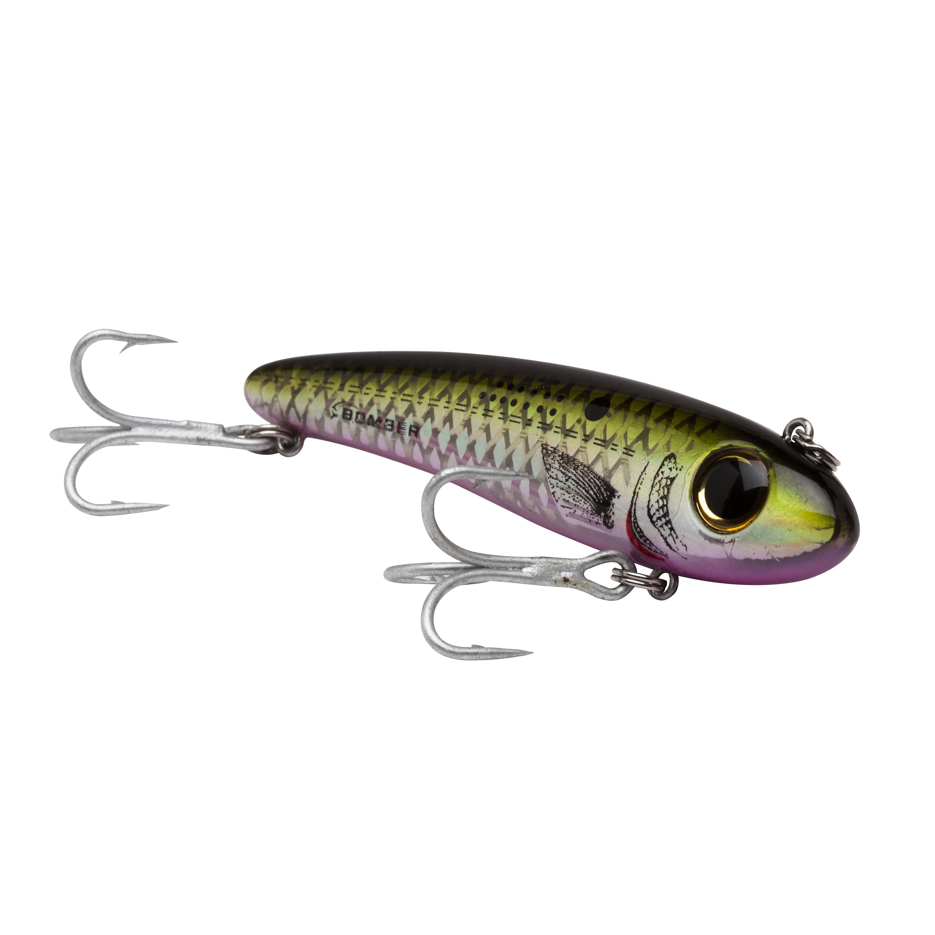 Bomber Mullet Lipless Crankbait 3 1/2" Menhaden 5/8 oz.