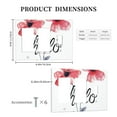 thumbnail image 3 of Flower Hello Daisy Switch Cover Decorative Wall Plate 3-Gang 2-Decor 1-Toggle Standard Size, 3 of 5