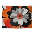 thumbnail image 5 of Orinice Flowers Black Orange Red White Tapestry Wall Hanging Unique Style for Home Decor Art in Living Room Bedroom Apartment Farmhouse Dorm, 4 Sizes 60x50inch, 5 of 6