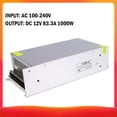 thumbnail image 5 of M Buder Fuente de Alimentación Conmutada de Aluminio 12V 1000W Regulada para Tiras LED y Cámaras, 5 of 5