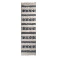 thumbnail image 1 of BNM Farmhouse Wool Geometric Runner, 2'6" x 10', Black, 1 of 5