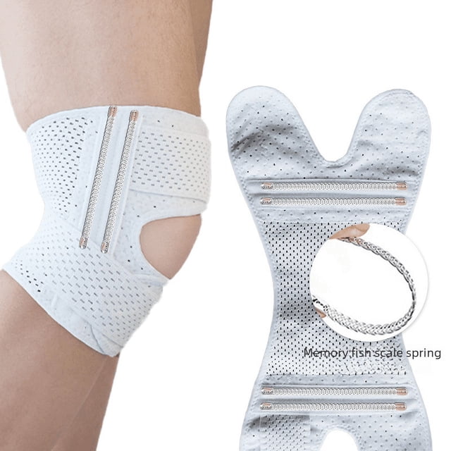 Protector de rodillas fino para deportes de verano, correa de compresión para baloncesto, montañismo, protección de rodilla para menisco japonés, cinturón de rótula con absorción de impactos