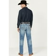 thumbnail image 3 of Wrangler Men's Retro Fergus Medium Wash Slim Straight Stretch Denim Jeans Tall - 112338509-TLL 36W x 38L  US, 3 of 4