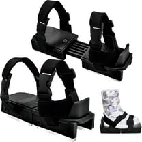 BESTSKY Adjustable Toddler Ice Skates with 3Pcs Hook and Loop Fastener Clip on Straps