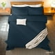 thumbnail image 5 of Colcha Dreamlab Azul Noche Capitonada Hipoalergénica Ultra Suave Individual con Funda de Almohada, 5 of 8