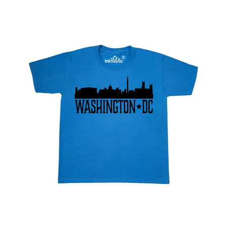 Washington DC City Skyline Youth T-Shirt (Best Way To Get Around In Washington Dc)
