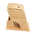 thumbnail image 1 of Knife Holder, Knife Block Present Stable Standing Pretty Decor Bamboo  for Cooking, 1 of 8