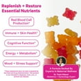 thumbnail image 3 of Pink Stork Postnatal Gummies, Multivitamin for Nursing Moms, Lactation Supplement with Folate, 60ct, 3 of 9