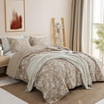 thumbnail image 2 of Wonderful Bedding Gradient Floral Printed 3-Piece Quilt Set, 2 of 6