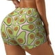 thumbnail image 1 of Fotbe Cute Avocado Shorts Sin Costuras – Shorts Deportivos de Cintura Alta para Mujer, Elásticos para Gimnasio, Yoga, Running o Ciclismo-X-Large, 1 of 8
