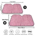 thumbnail image 3 of Kdxio Glitter Pink Print Windshield Sun Shade,UV Rays and Sun Heat Protection,Sunshade for Car Windshield,Car Shade Front Windshield - Small, 3 of 6