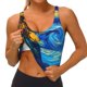 thumbnail image 3 of Balery Sunflower Starry Night Vibes Sujetadores deportivos con espalda cruzada para mujer, acolchados, sin costuras, de alto impacto, ideales para yoga, gimnasio, entrenamiento y fitness.-Medium, 3 of 8