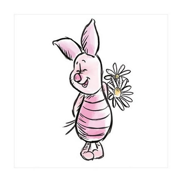 Winnie the Pooh Feeling A Little Shy Print