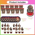 thumbnail image 2 of Wrestling Birthday Cups Party Supplies Plates Fans Decorations Cake Topper Decor, 2 of 6