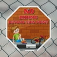 thumbnail image 5 of No Riding Beyond This Point 18 inch X 18 inch Octagon Plastic Sign Weather Resistant, UV Protected for Workplace, Private Property, and Construction Site, Made in the USA, 5 of 7