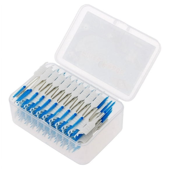 HLONK Double Floss for Head Floss Sticks 200pcs Teeth for Gap Cleaning Toothpick Suppl