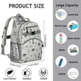 thumbnail image 6 of Boston Terrier Backpack for School,Cute School Bag,Schoolbag with Adjustable Shoulder Straps & Padded Back,15.25"x11.5"x5.25", 6 of 6
