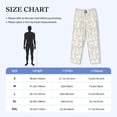 thumbnail image 2 of Salouo White Rabbit Print Pajama Pants for Men, Lounge Pants Elastic Waistband Casual Men's sleepwear Loungewear Sleep Pajama Pant -Large, 2 of 7