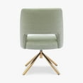 thumbnail image 6 of WestinTrends Mid-Century Modern Wide Boucle Swivel Accent Arm Chair (Set of 2), Desert Sage, 6 of 11