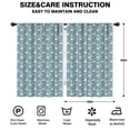 thumbnail image 2 of Blackout Kids Curtains,Blue Cartoon Unicorn Rainbow Cloud Childrens Insulated Curtains Set Of 2,Bedroom Essentials,Toddler Room Decor 42"x63", 2 of 5