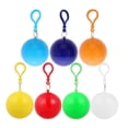 thumbnail image 1 of Ball Poncho 7Pcs Assorted Color Disposable Rain Coat for Outdoor with Disposable Convenience, 1 of 4