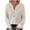 White, variant on XZNGL Womens Solid Color Knitted Pullover Button Top Hoodie