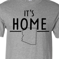 thumbnail image 3 of Inktastic It's Home- State of Arizona Outline T-Shirt, 3 of 4