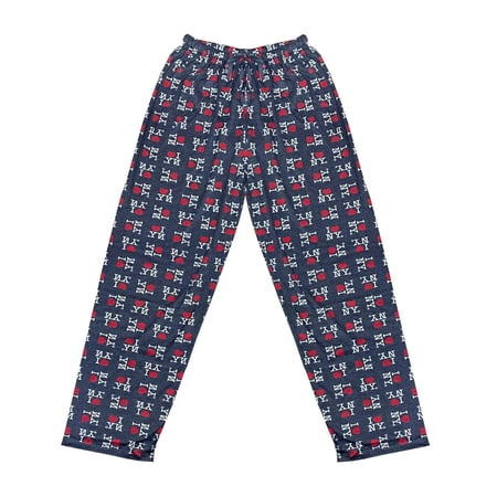 

I Love New York All Over Printed Adult Pajamas Navy Heather XL