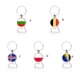 thumbnail image 3 of Llavero abridor de botellas, llavero decorativo nacional, mochila, cartera, bolso, llavero temático, colgante de fútbol, ​​Metal extraíble Almacenamiento y organización del hogar Bulgaria Cateissary HA073844-01, 3 of 6