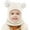 Beige, variant on Baby Winter Hat Scarf Set, Unisex Infant Toddler Kids Hat Scarf