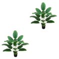 thumbnail image 4 of Monstrate Decoración portátil de árbol de plátano de simulación de bonsái artificial para interiores Type1 NO1, 4 of 6