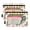 Brown Horseshoe, variant on 2 Pack Pencil Pouch for 3 Ring Binder Smooth Zipper Folders with Pockets Clear Window Pencil Case Light Yellow and Off-white Striped