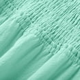 thumbnail image 5 of New Summer Arrivals SMihono Cotton Linen Flowy Maxi Dress for Women Summer Loose V Neck Sleeveless Casual A-Line Tiered Swing Vacation Dresses Mint Green M, 5 of 8