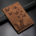 thumbnail image 6 of XYX Slim Folio Stand Cover Tablet Case for iPad 10th Generation 10.9 Inch, Butterfly Cat Pattern, Brown, 6 of 7